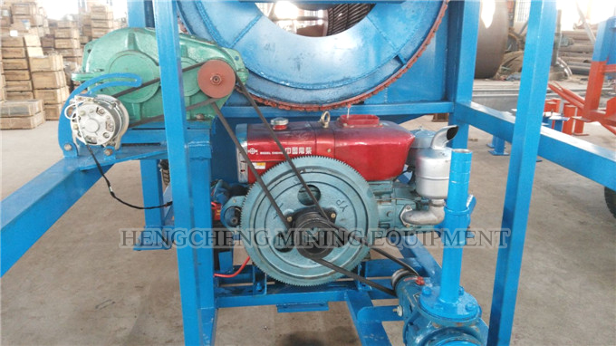 Alt mobile gold trommel washing plant